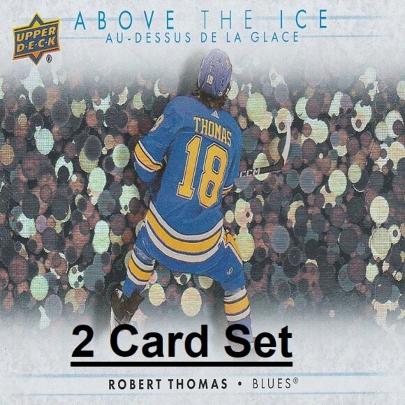 Robert Thomas St. Louis Blues NHL Hockey Card Collection - 2 Card Set - Picture 1 of 3